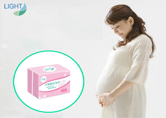 100% Organic Cotton Disposable Sanitary Napkins Heavy Flow Absorbency 28*55cm
